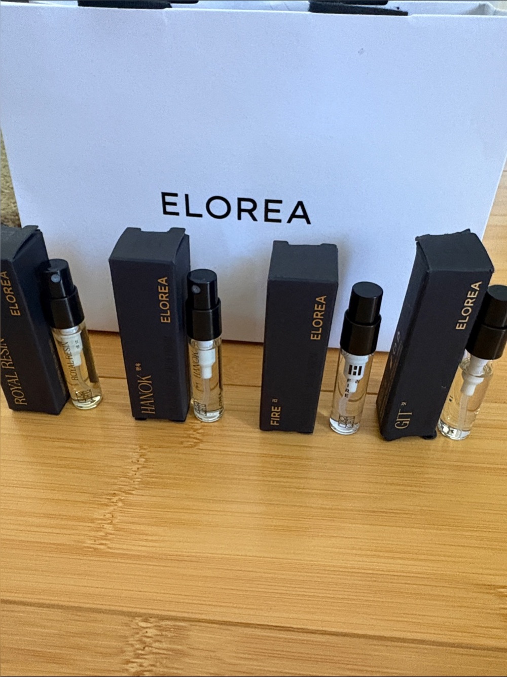 Elorea Fragrance Sample Set